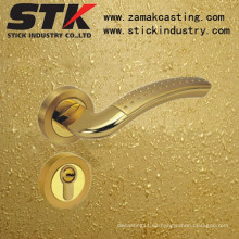 Aleación de zinc, PVD manija de puerta con oro rosa (STK-Z1120)